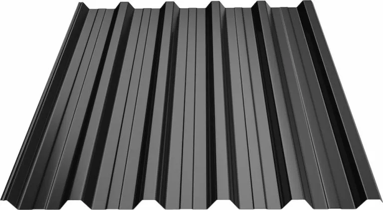 Tablă cutată T35 — RAL 9005, negru lucios