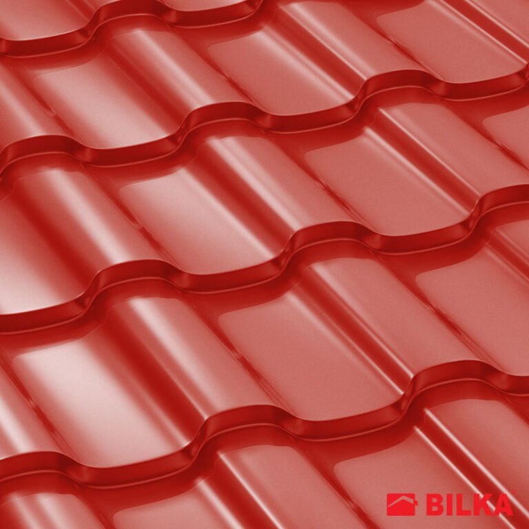 Țiglă metalică Iberic — RAL 3000, lucioasă